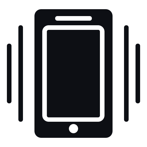 Vibrate Generic Glyph Icon