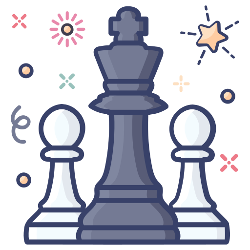 Premium Vector  White chess piece in pixel art style