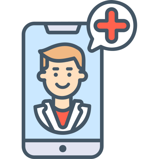 Telemedicina - Iconos gratis de asistencia sanitaria y médica