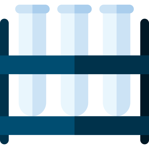 Test tube Basic Rounded Flat icon