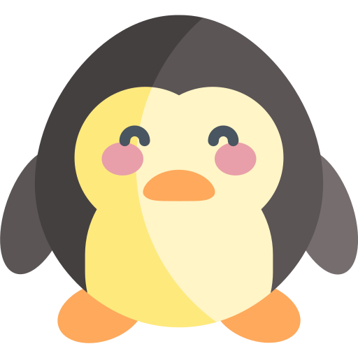 Penguin Kawaii Flat icon