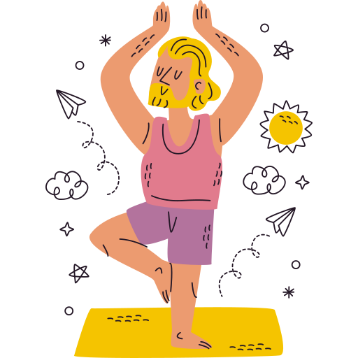 Yoga Poses Stickers, Yoga Stickers, Meditation, Fitness, Exercise