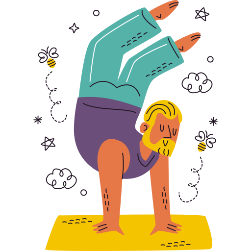 yoga gratis sticker