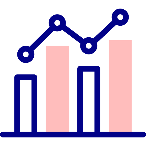 analítica de datos icono gratis