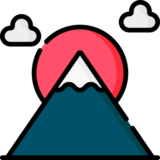 Mount fuji Special Lineal color icon