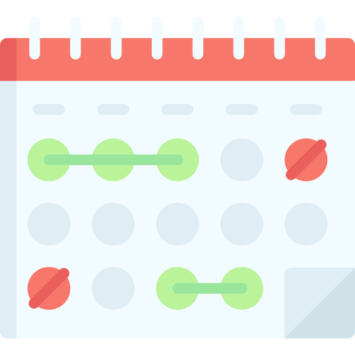 calendário grátis ícone