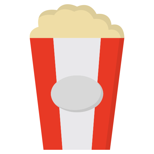 Pop corn Dinosoft Flat icon