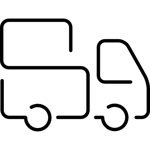 Доставка логистика грузовик ультратонкий транспорт бесплатно иконка Доставка логистика грузовик ультратонкий транспорт бесплатно иконка