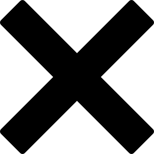 Cross remove sign free icon