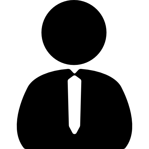 Man with tie free icon