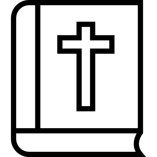 Bible outline icon