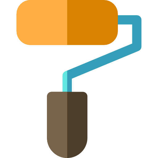 rodillo icono gratis