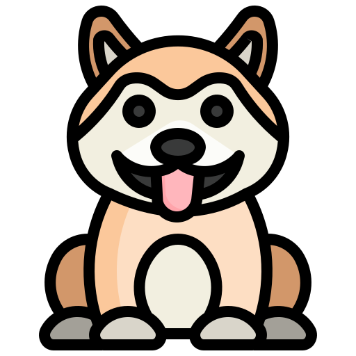 akita inu icono gratis