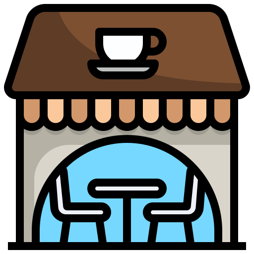 cafetería icono gratis