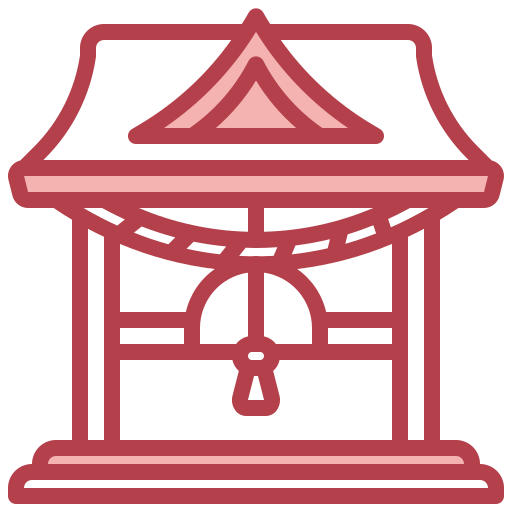 santuario de itsukushima icono gratis