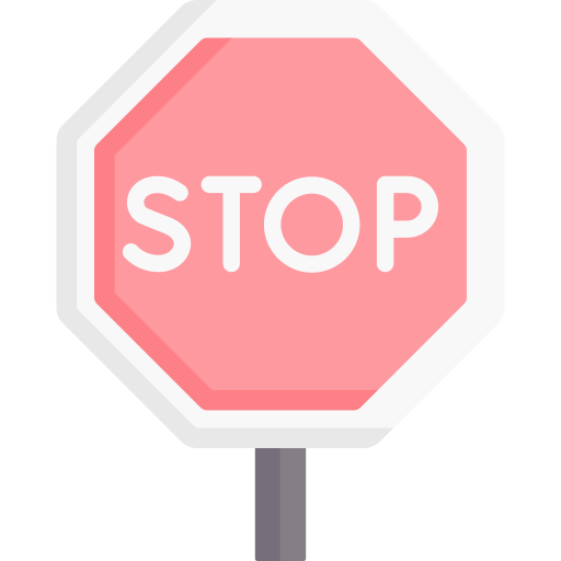 Stop Special Flat Icon