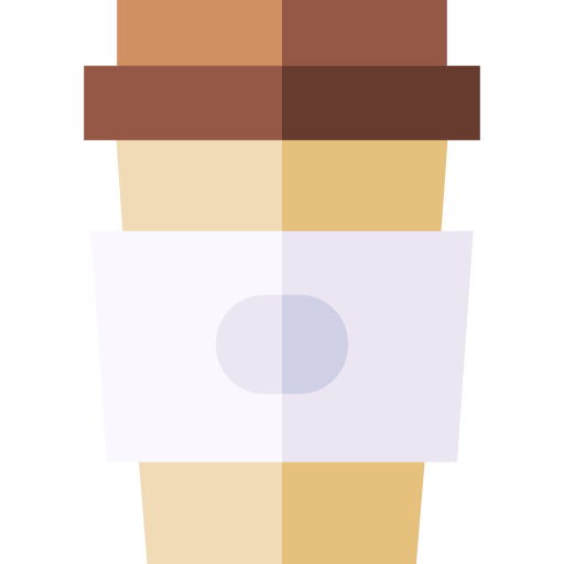 Coffee cup Basic Straight Flat icon