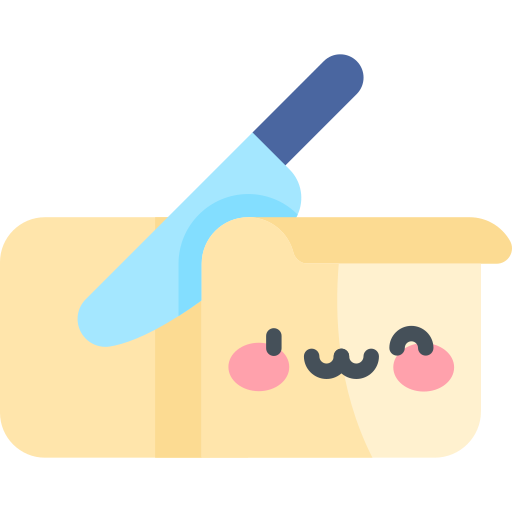 Butter Kawaii Flat Icon