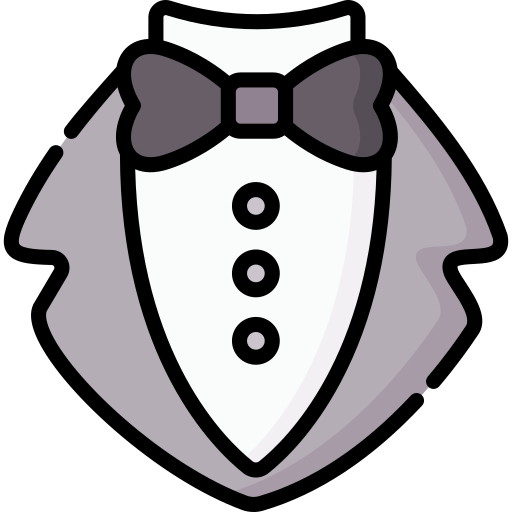 Tuxedo Bow Tie PNG and Tuxedo Bow Tie Transparent Clipart Free