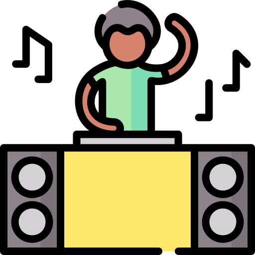 DJ Special Lineal color icon