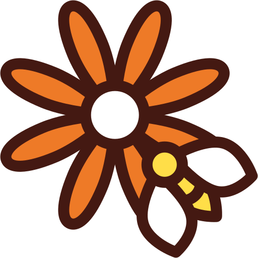 Flower Generic Outline Color icon