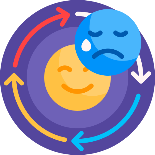 Mood changes Detailed Flat Circular Flat icon