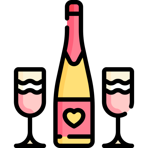 Champagne Special Lineal Color Icon