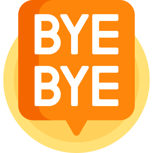 Bye - free icon