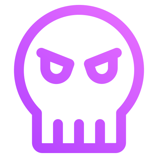 Skull Generic Gradient icon