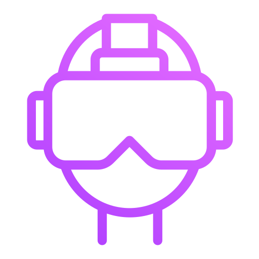 gafas de realidad virtual icono gratis