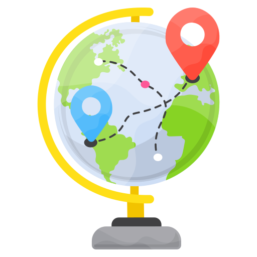 Globe earth - Free maps and location icons