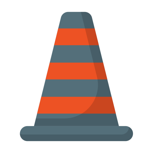 Traffic cone free icon