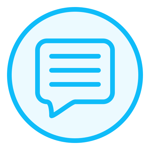 Chat Generic Outline Color icon