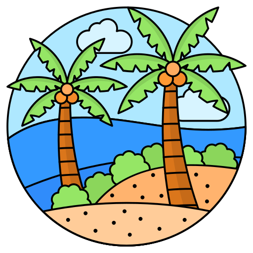 Beach free icon