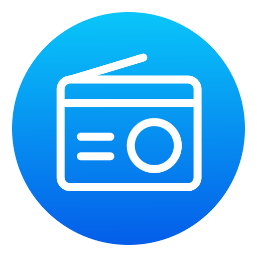 Radio Generic Flat Gradient icon