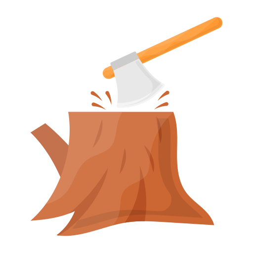 la déforestation Icône gratuit
