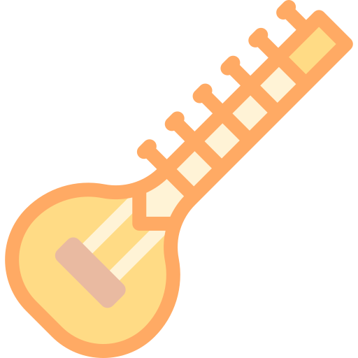 sitar icono gratis