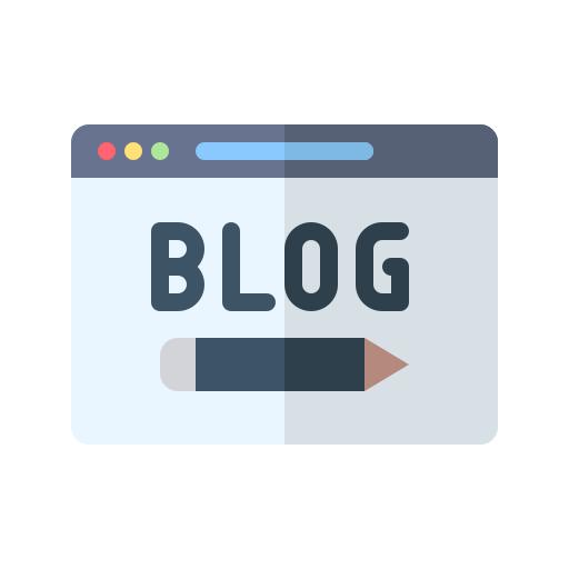 Blogging free icon