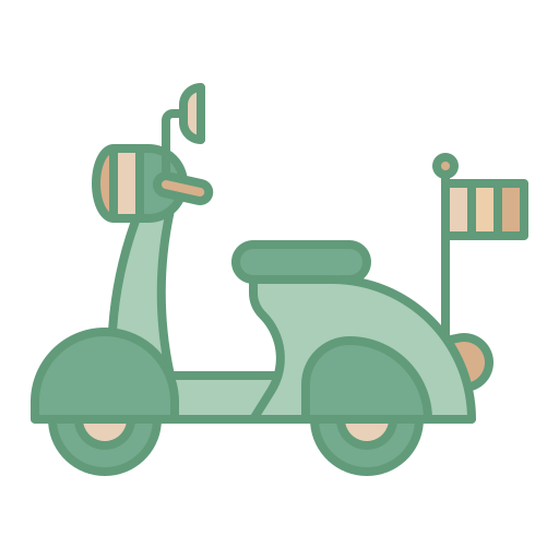 scooter electrico icono gratis