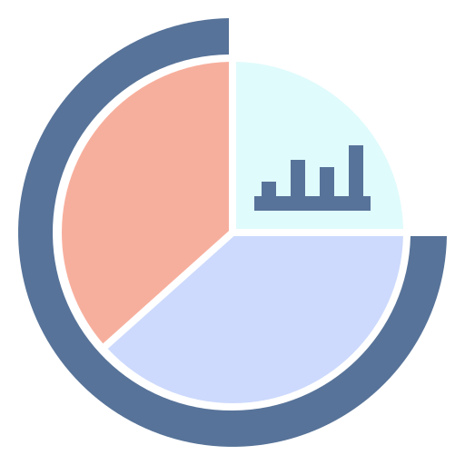 gráfico circular icono gratis