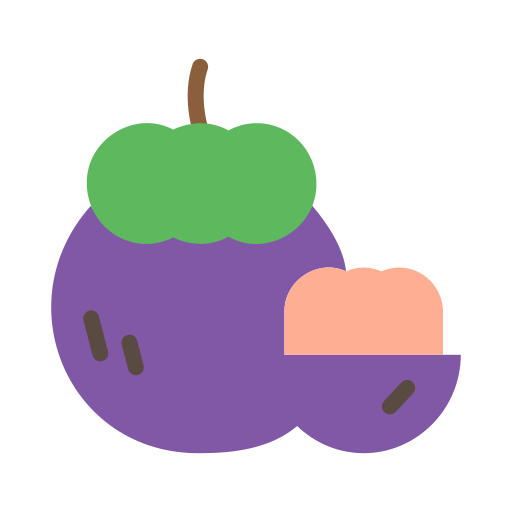 mangostán icono gratis