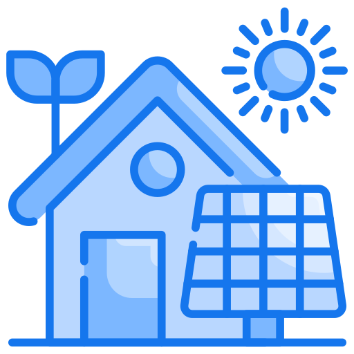 casa ecológica icono gratis