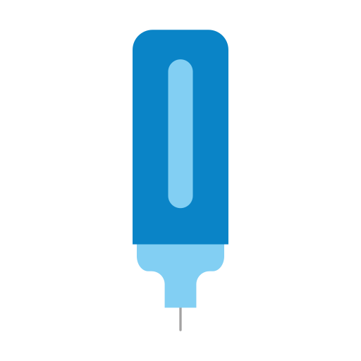 Correction pen free icon
