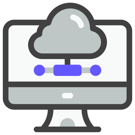 servidor en la nube icono gratis