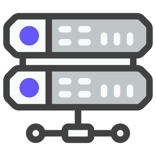 Server Generic Outline Color icon