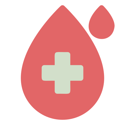 donación de sangre icono gratis