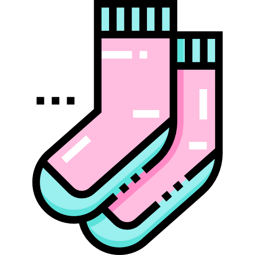 Socks Detailed Straight Lineal color icon