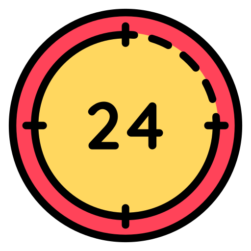 24h free icon