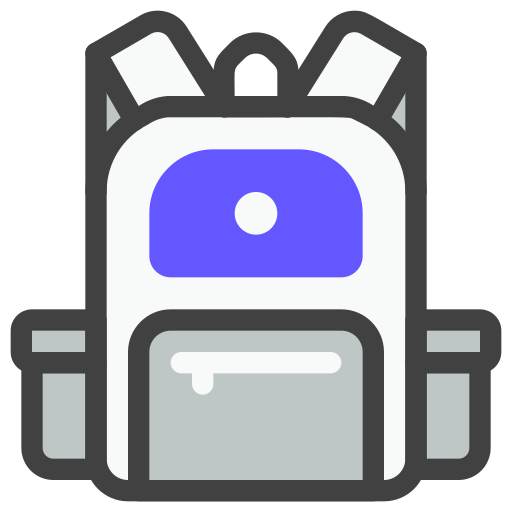 mochila grátis ícone