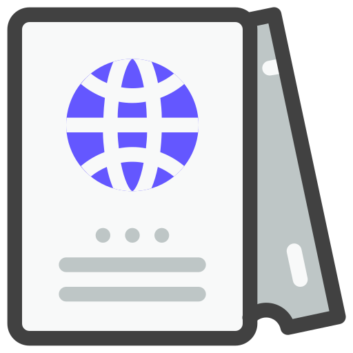 passeport Icône gratuit passeport Icône gratuit